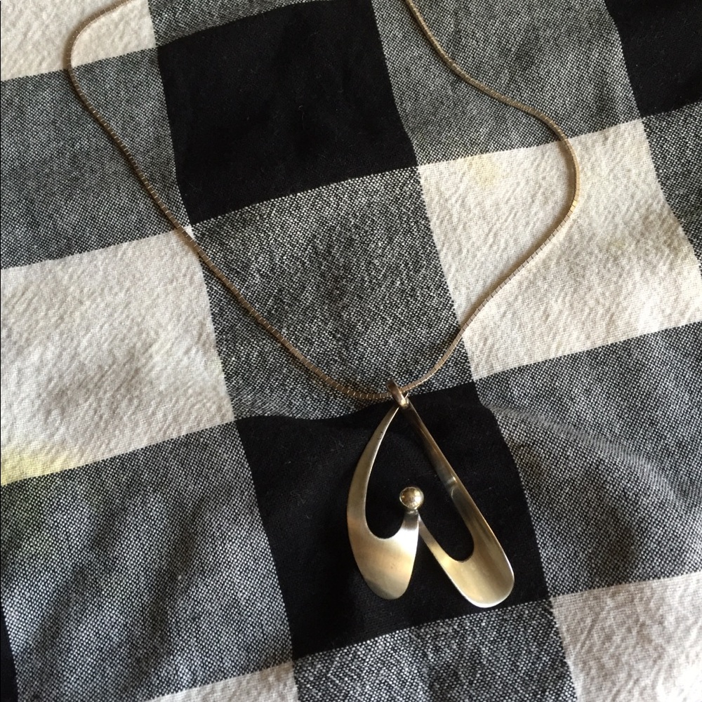 Sterling heart necklace